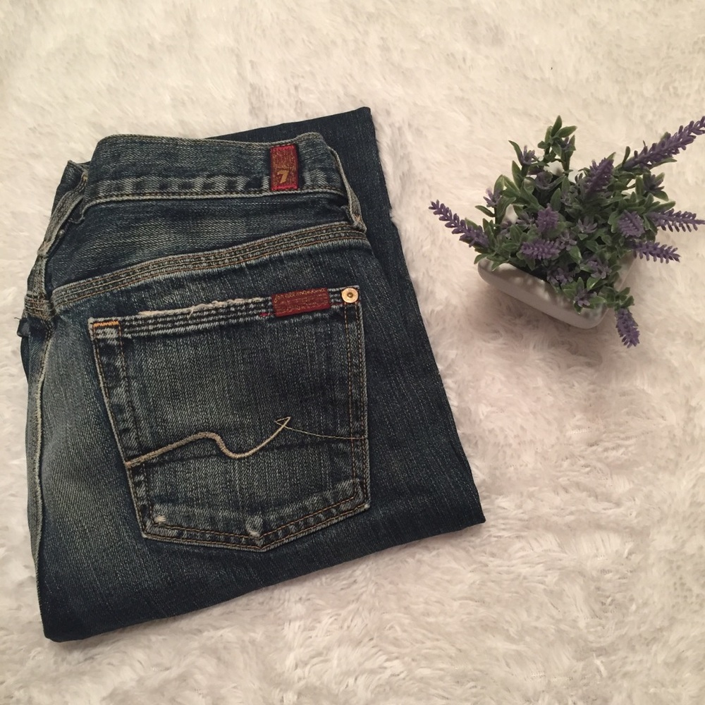 7 for all mankind distressed jagger jeans